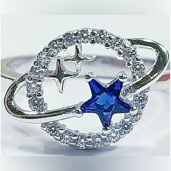 NWT Special Star Planet & Stars Ring by Story Jewellery Size 9 - Picture 8 of 13
